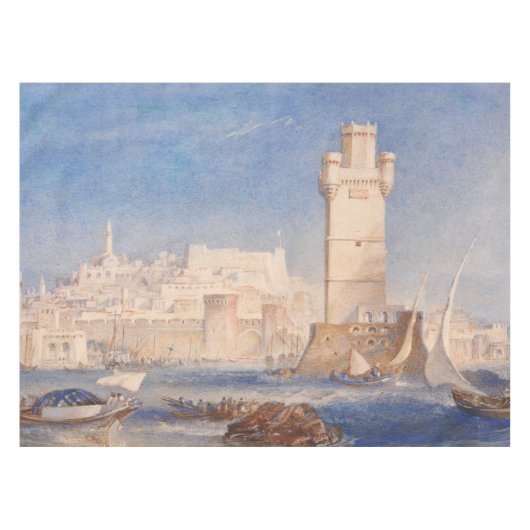 ウィリアム・ターナー・ロードス テーブルクロス (正面(横))