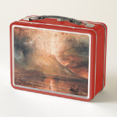 ウィリアム・ターナー - ヴェスヴィオ山の噴火 メタルランチボックス (裏面)