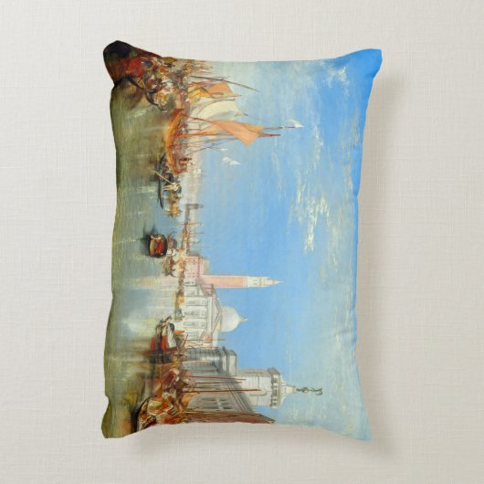 ウィリアム・ターナー – ヴェネツィア、ザ・ドガナ&サン・ジョルジョ アクセントクッション (裏面(縦))