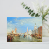 ウィリアム・ターナー – ヴェネツィア、ザ・ドガナ&サン・ジョルジョ サンキューカード (スタンド正面)