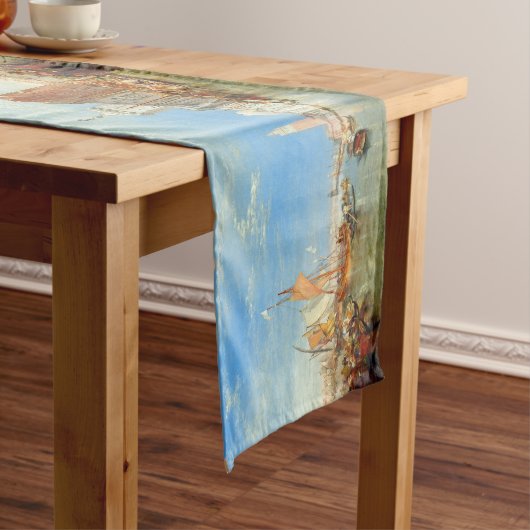 ウィリアム・ターナー – ヴェネツィア、ザ・ドガナ&サン・ジョルジョ ショートテーブルランナー (インサイチュ)