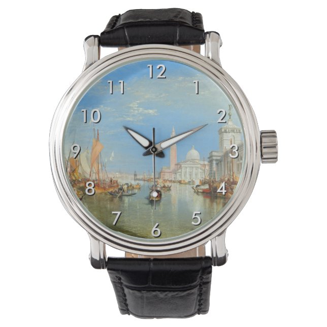 ウィリアム・ターナー – ヴェネツィア、ザ・ドガナ&サン・ジョルジョ 腕時計 (正面)