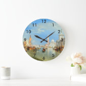 ウィリアム·ターナー-ヴェネツィア，ドガナ&サンジョルジョ ラージ壁時計 (ホーム)