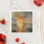 ウィリアム・ターナー - 国会議事堂の焼失 スタンダードカクテルナプキン (インサイチュ)