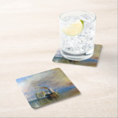 ウィリアム・ターナー - 戦うテメレアール スクエアペーパーコースター (インサイチュ)