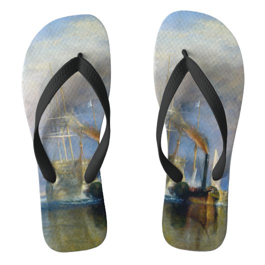 ウィリアム・ターナー - 戦うテメレアール ビーチサンダル (フットベッド)
