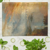 ウィリアム・ターナー – 議会の熱狂 キッチンタオル (折り畳み)