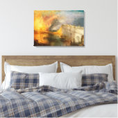 ウィリアム・ターナー – 議会の熱狂 キャンバスプリント (インサイチュ (寝室))