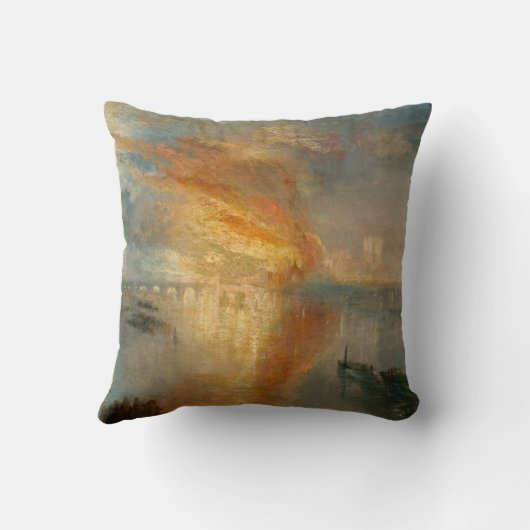 ウィリアム・ターナー – 議会の熱狂 クッション (裏面)