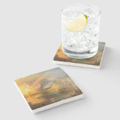 ウィリアム・ターナー – 議会の熱狂 ストーンコースター (横)