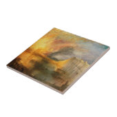 ウィリアム・ターナー – 議会の熱狂 タイル (側面)