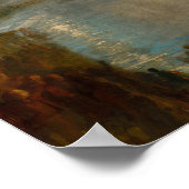 ウィリアム・ターナー – 議会の熱狂 ポスター (角)