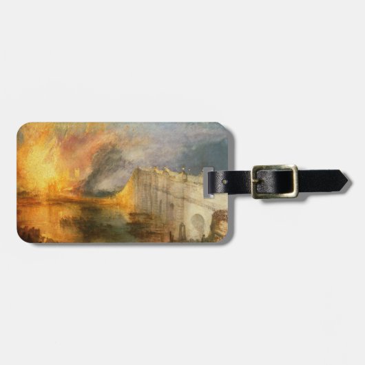 ウィリアム・ターナー – 議会の熱狂 ラゲッジタグ (正面横)