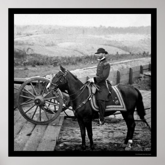 ウィリアム・テカンサシャーマン将軍1864 ポスター (正面)