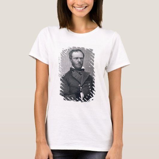 ウィリアム・テカンセ・シャーマン将軍は次のように刻んだ。 Tシャツ (正面)