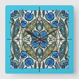 ウィリアム・ド・モーガンビクトリアンクロック スクエア壁時計