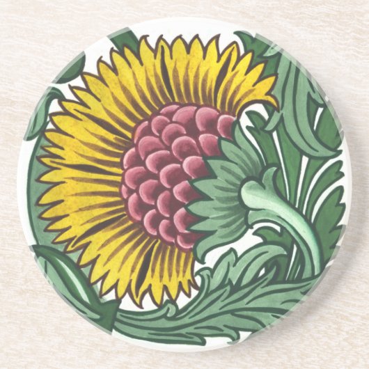 ウィリアム・ド・モーガン・タイル コースター (正面)