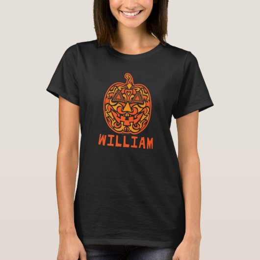 ウィリアム ハロウィン シュガースカル Tシャツ (正面)