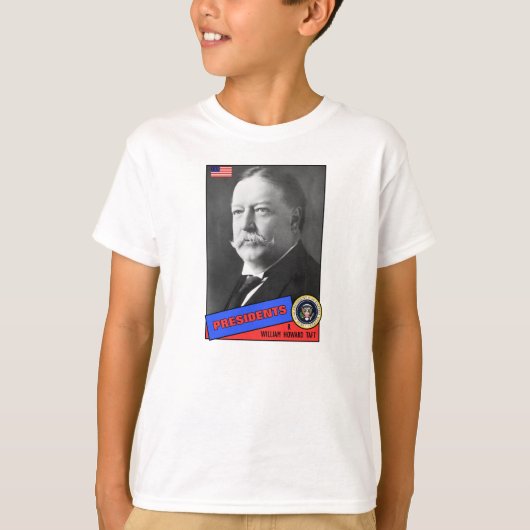 ウィリアム・ハワード・タフト 野球カード Tシャツ (正面)