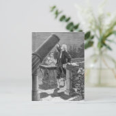 ウィリアム・ハーシェルが惑星天王星を発見 ポストカード (スタンド正面)