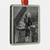 ウィリアム・ハーシェルは惑星天王星を発見します メタルオーナメント (右)