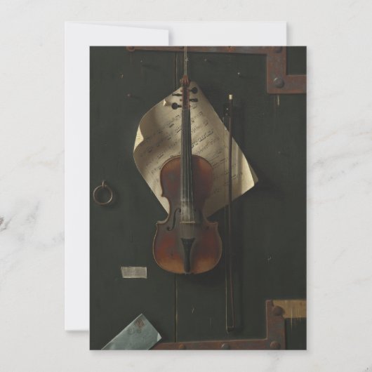 ウィリアム・ハートネット・ザ・オールドヴァイオリン 招待状 (正面)