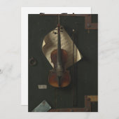 ウィリアム・ハートネット・ザ・オールドヴァイオリン 招待状 (正面/裏面)