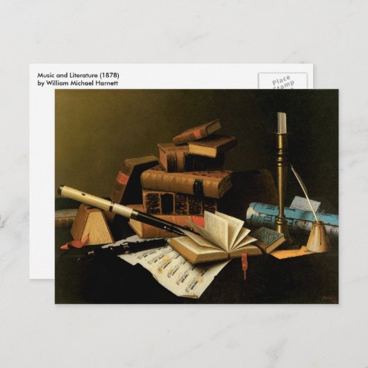 ウィリアム・ハーネットの美術と文学, ファインアート ポストカード (正面/裏面)
