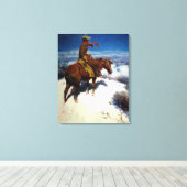 ウィリアム・ハーバート・ダントンによる孤独な夜の夜1913 キャンバスプリント (インサイチュ (ウッドフロア))