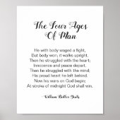 ウィリアム・バトラー・イェーツの詩の4つの時代 ポスター (正面)