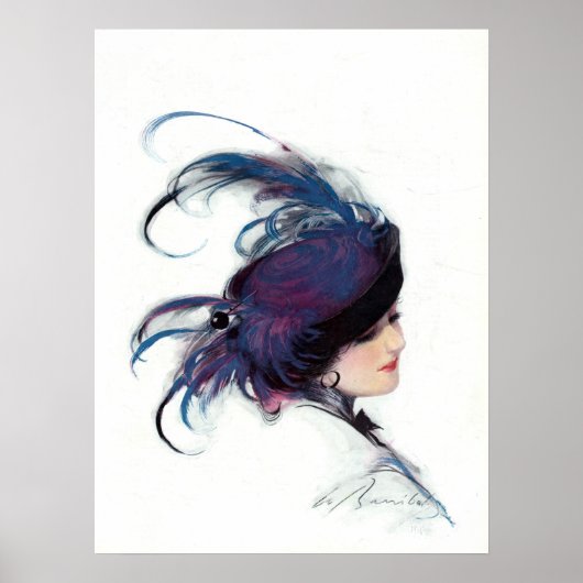 ウィリアム・バーリバル青い鳥の婦人 ポスター (正面)