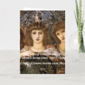 ウィリアム・バーン=ジョーンズの創造の天使 シーズンカード (裏面)