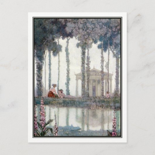 ウィリアム・ヒース・ロビンソン - 夏の夜の夢 ポストカード (正面)