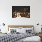 ウィリアム・ピットの下院での演説 キャンバスプリント (インサイチュ (寝室))