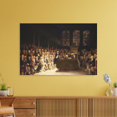 ウィリアム・ピットの下院での演説 キャンバスプリント (インサイチュ (リビング))