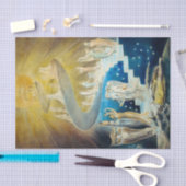 ウィリアム・ブレイクによるヤコブの梯子 薄葉紙 (クラフト)