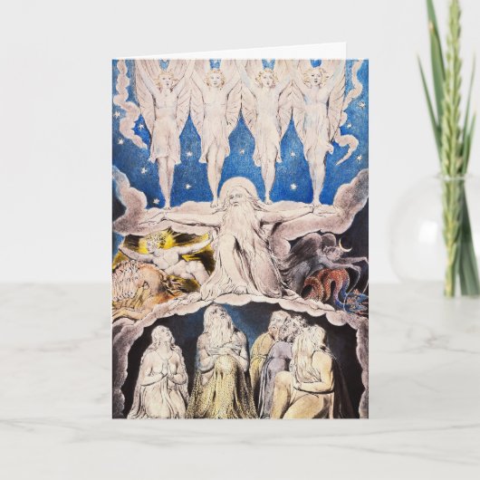 ウィリアム・ブレイクのカード:神の御座の前 シーズンカード (正面)