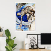 ウィリアム・ブレイクイラストレーション:ダンテの神のお笑い ポスター (ホームオフィス)