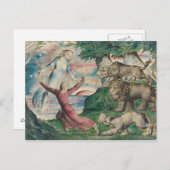 ウィリアム・ブレイクランニング – ダンテの三獣 ポストカード (正面/裏面)