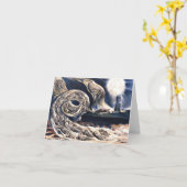 ウィリアム・ブレイク愛好家の旋風が地獄を描く カード (黄色い花)