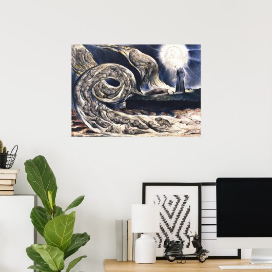 ウィリアム・ブレイク愛好家の旋風が地獄を描く ポスター (ホームオフィス)