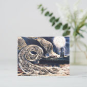 ウィリアム・ブレイク愛好家の渦巻きが地獄を描く ポストカード (スタンド正面)