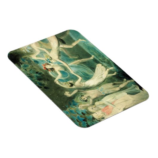 ウィリアム・ブレイク真夏の夜の夢 マグネット (右側)