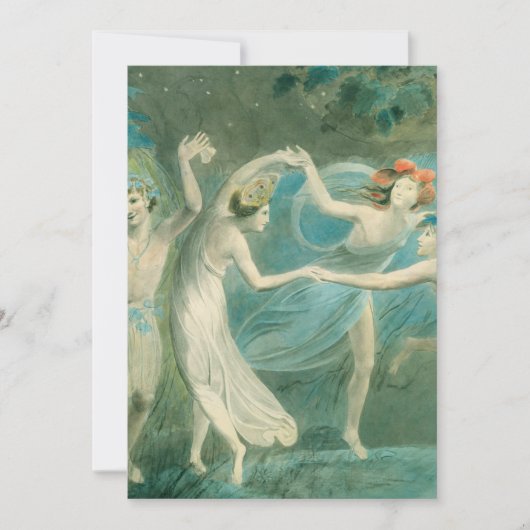 ウィリアム・ブレイク真夏の夜の夢 招待状 (正面)