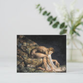 ウィリアム・ブレイク・アイザック・ニュートン・ハガキ ポストカード (スタンド正面)