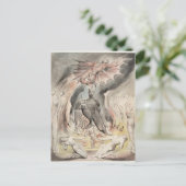 ウィリアム・ブレイク：イラストレーション・キリストの出生 ポストカード (スタンド正面)