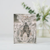 ウィリアム・ブレイク：イラストレーション・キリストの出生 ポストカード (スタンド正面)