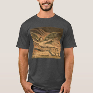 ウィリアム・ブレイク - エブを喜ぶサタン Tシャツ
