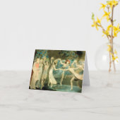 ウィリアム・ブレイク・オーベロン、ティターニア、ファイリー付きパック カード (黄色い花)