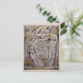 ウィリアム・ブレイク・キリストはサタンによる宴会を拒否する ポストカード (スタンド正面)